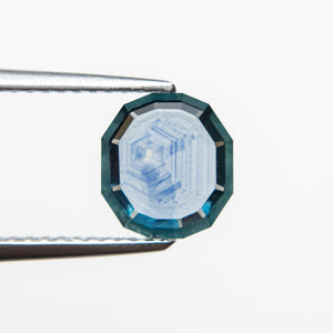 1.23ct 7.91x7.17x1.83mm Geo Oval Portrait Cut Sapphire 20866-01