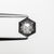 0.62ct 5.94x5.09x2.51mm Hexagon Rosecut 20903-03