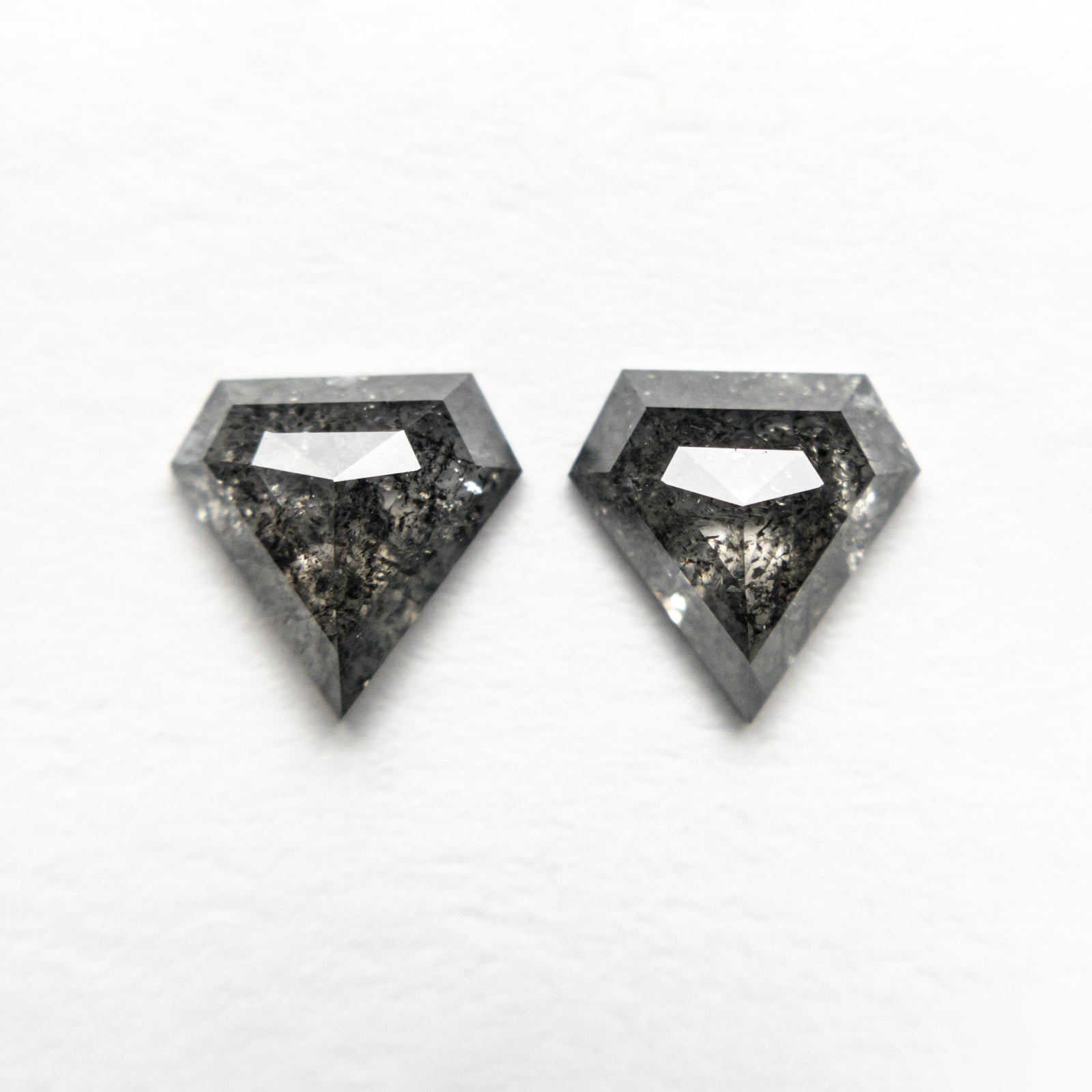 1.16cttw 2pc 6.12x6.18x2.13mm 6.18x6.18x2.23mm Shield Rosecut Matching Pair 20951-03