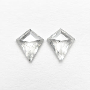 0.88cttw 2pc 6.81x5.77x1.83mm 6.85x5.77x1.80mm Kite Rosecut Matching Pair 20951-12