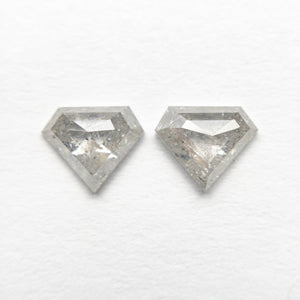1.04cttw 2pc 5.22x6.26x2.35mm 5.19x6.29x2.24mm Shield Rosecut Matching Pair 20951-31