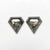 0.92cttw 2pc 6.13x5.95x1.67mm 6.19x5.97x1.78mm Shield Rosecut Matching Pair 20951-33