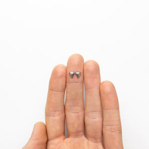 0.92cttw 2pc 6.13x5.95x1.67mm 6.19x5.97x1.78mm Shield Rosecut Matching Pair 20951-33