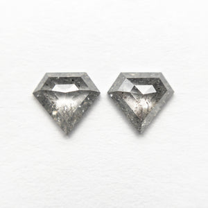 0.99cttw 2pc 5.63x6.06x2.11mm 5.53x6.05x2.13mm Shield Rosecut Matching Pair 20951-35