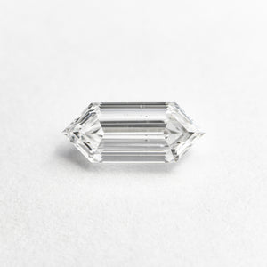 0.72ct 8.53x3.56x2.60mm SI1 E Hexagon Step Cut 🇨🇦 21143-01