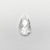 0.46ct 7.93x4.50x1.68mm VS2 D Pear Rosecut 🇨🇦 21203-01