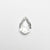 0.50ct 6.93x4.61x1.91mm SI1 G Pear Rosecut 🇨🇦 21334-01