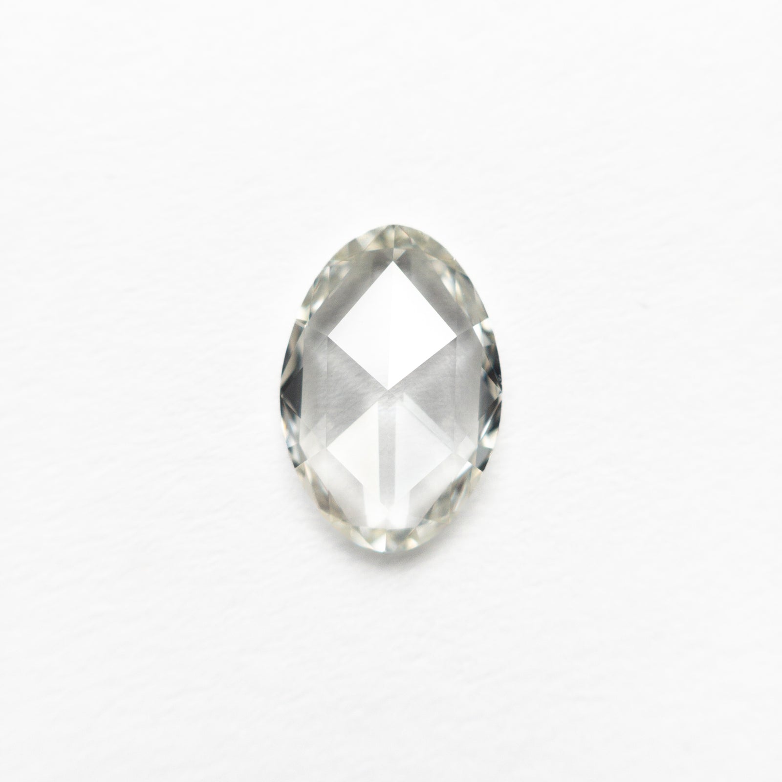 0.61ct 8.00x5.43x1.60mm VVS2 J Oval Rosecut 21355-01