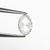 0.61ct 8.00x5.43x1.60mm VVS2 J Oval Rosecut 21355-01