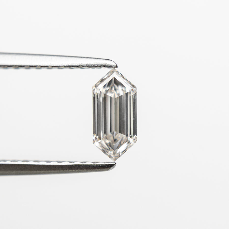 0.45ct 7.10x3.36x2.09mm VS1 J-K Hexagon Step Cut 🇨🇦 21386-01