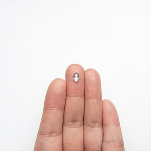 0.50ct 6.76x4.55x1.87mm SI1 J Oval Rosecut 21431-01