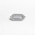 0.42ct 8.13x2.94x1.83mm I1 Fancy Grey (O-P) Hexagon Step Cut 🇨🇦 21472-01
