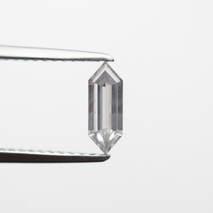 0.42ct 8.13x2.94x1.83mm I1 Fancy Grey (O-P) Hexagon Step Cut 🇨🇦 21472-01