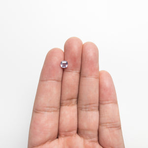 0.90ct 5.25x5.20x3.33mm Cushion Sugarloaf Cabochon Cut Sapphire 21560-01