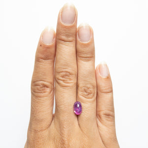 3.01ct 9.17x6.00x5.16mm Oval Cabochon Cut Sapphire 21579-01