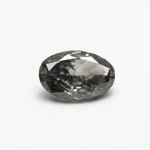 1.07ct 8.12x5.36x3.18mm SI2 Fancy Dark Grey Oval Brilliant 21593-09