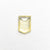 0.40ct 5.91x3.89x1.49mm Shield Rosecut Sapphire 21603-13
