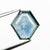 3.17ct 10.00x10.08x3.23mm Hexagon Portrait Cut Sapphire 21603-25
