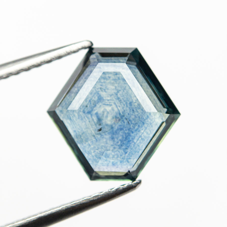 3.17ct 10.00x10.08x3.23mm Hexagon Portrait Cut Sapphire 21603-25