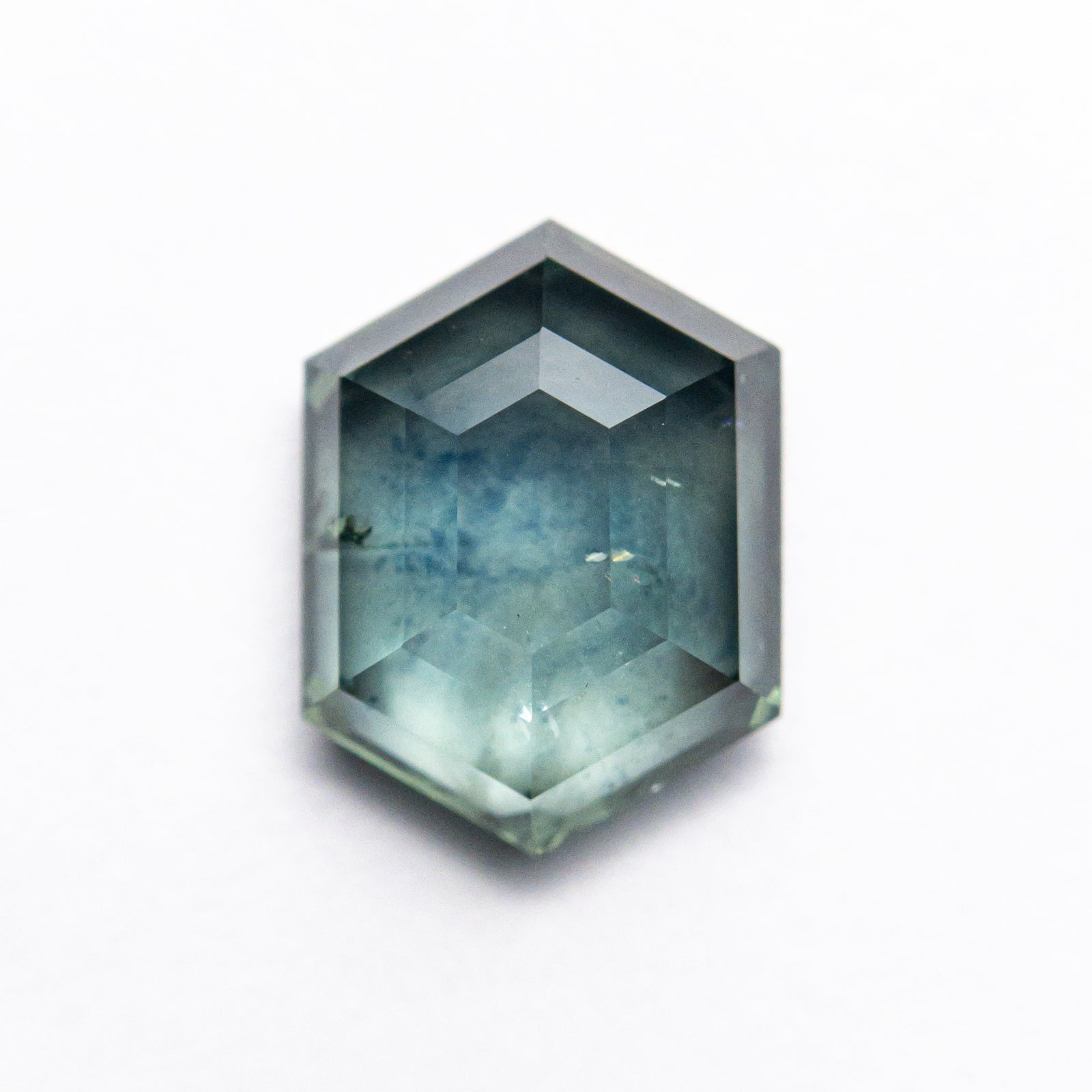2.50ct 9.24x6.95x3.65mm Hexagon Rosecut Sapphire 21603-28