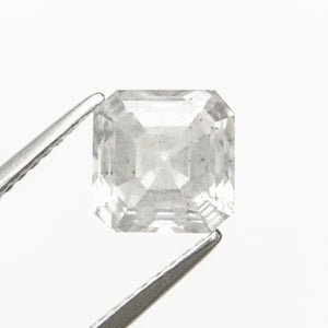 2.53ct 7.12x7.08x5.18mm GIA I2 Light Grey Cut Corner Square Step Cut 21611-01