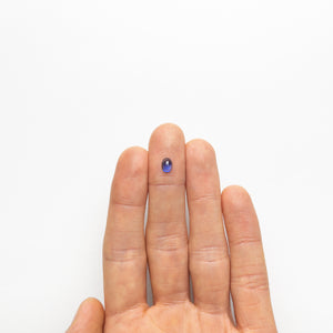 0.91ct 6.49x4.67x2.79mm Oval Cabochon Cut Sapphire 22178-01