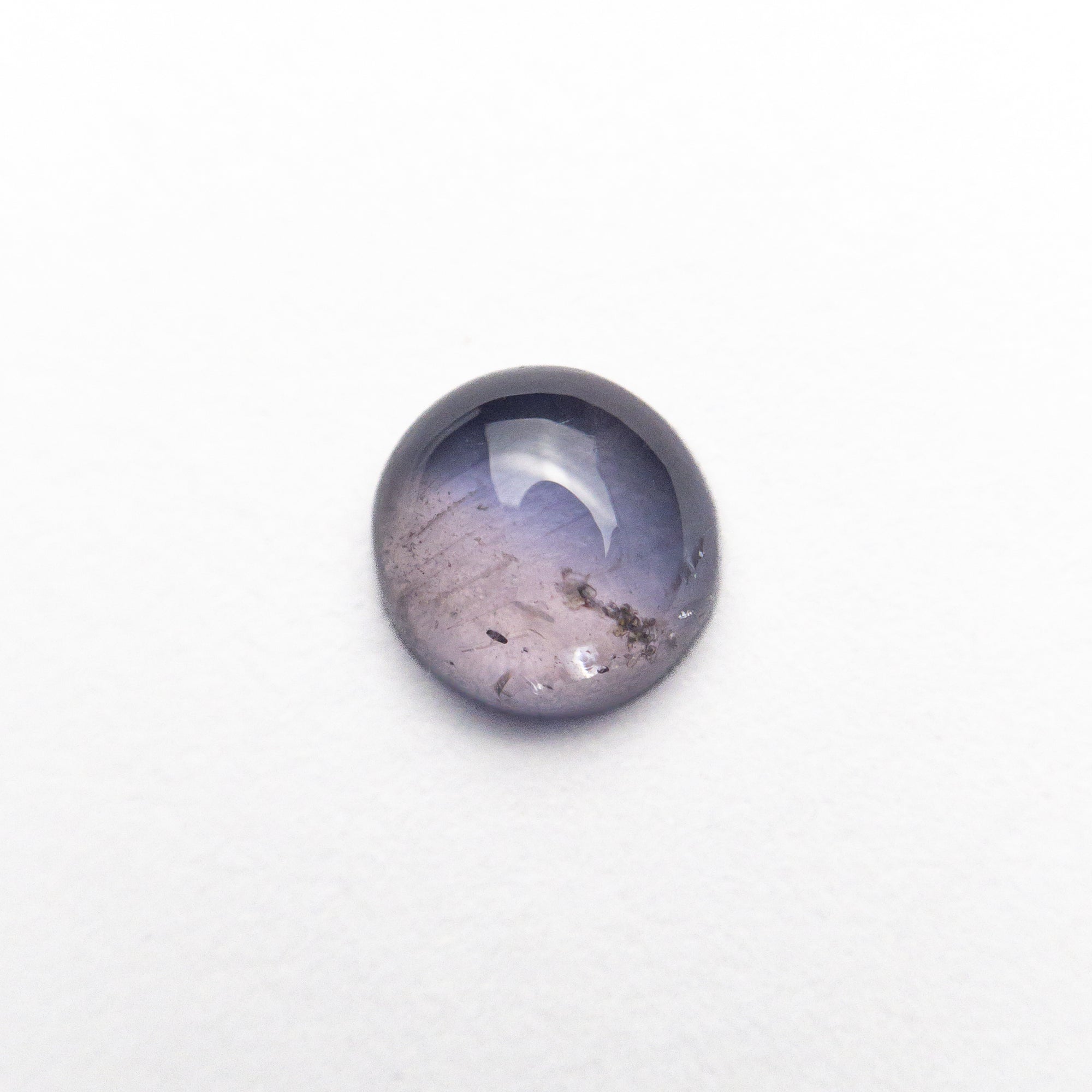 0.70ct 5.23x5.05x2.38mm Round Cabochon Cut Sapphire 22317-01