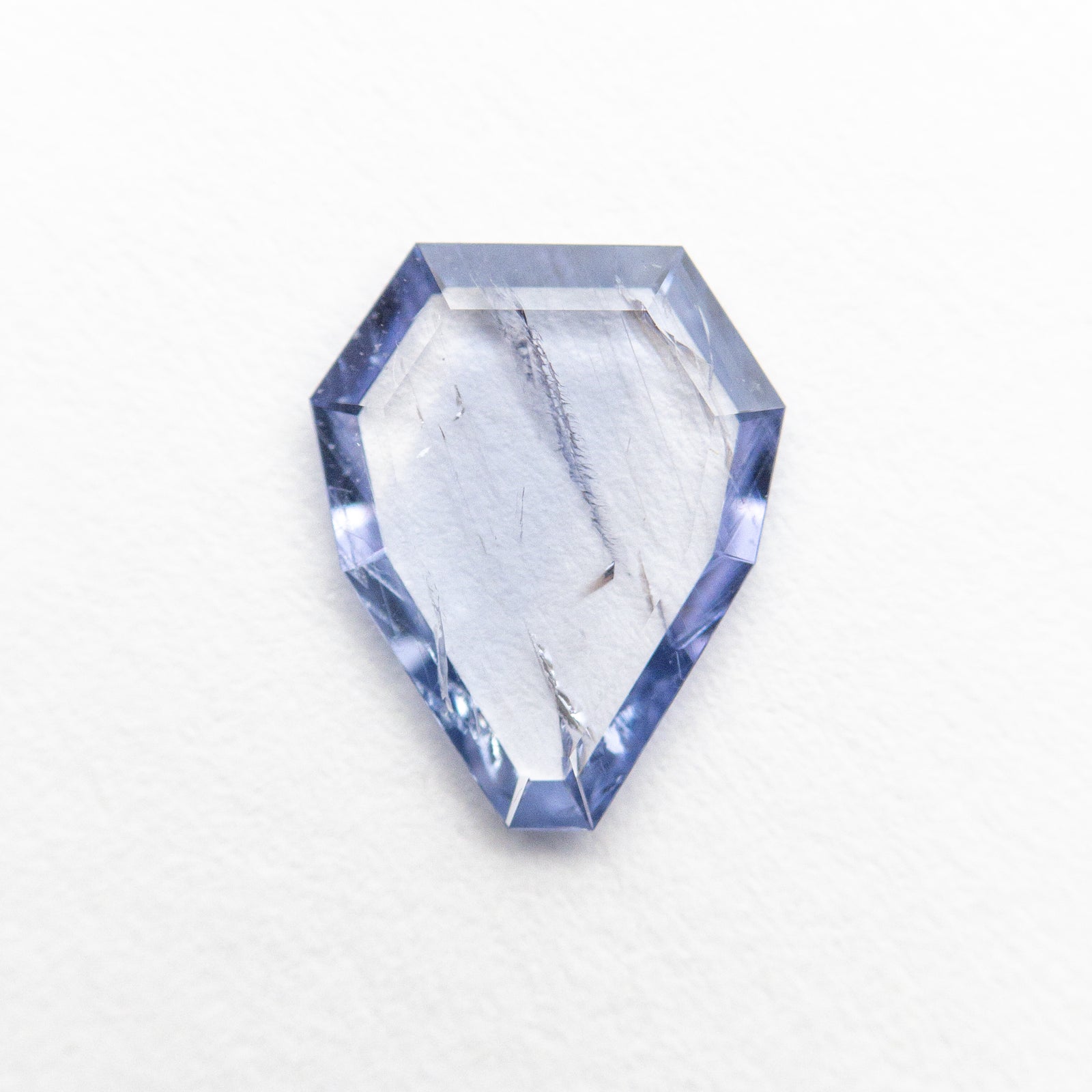 0.92ct 8.69x7.07x1.35mm Shield Portrait Cut Sapphire 22325-01