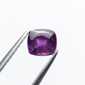 0.93ct 5.45x5.04x3.63mm Cushion Sugarloaf Cabochon Cut Sapphire 22326-01