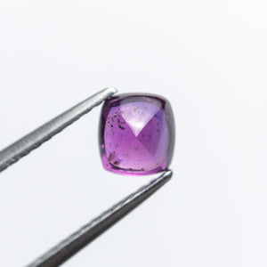 0.93ct 5.45x5.04x3.63mm Cushion Sugarloaf Cabochon Cut Sapphire 22326-01