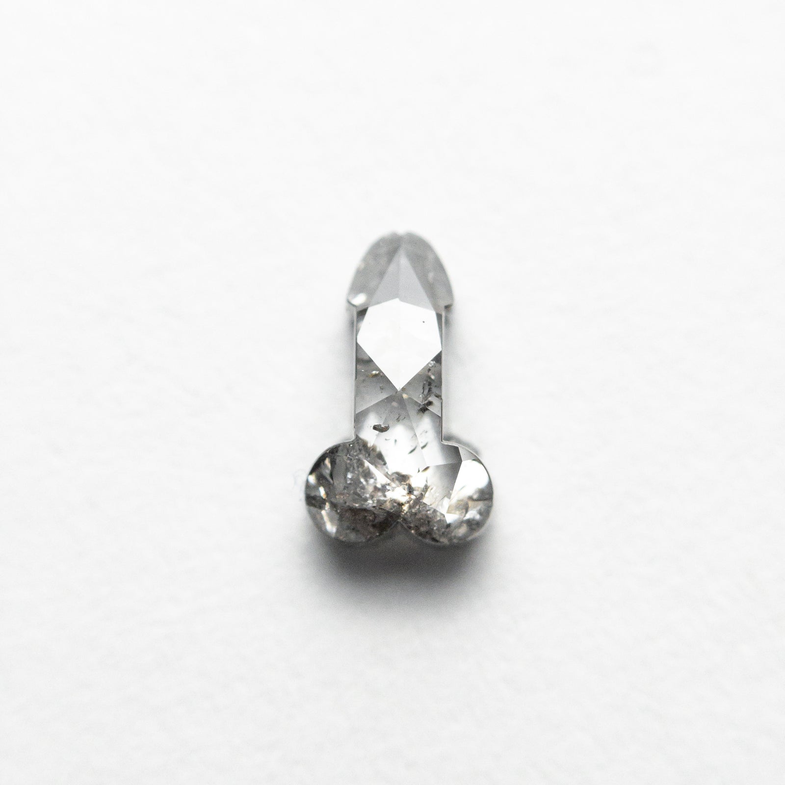 0.66ct 6.85x4.09x3.00mm Penis Rosecut 22348-23