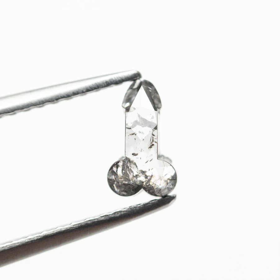 0.66ct 6.85x4.09x3.00mm Penis Rosecut 22348-23