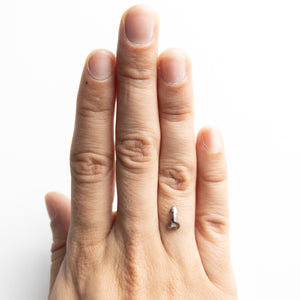 0.63ct 8.47x5.03x2.11mm Penis Rosecut 22348-27