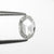 0.55ct 7.24x4.91x1.64mm SI1 F Oval Rosecut 22358-04