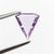 0.66ct 8.48x7.44x1.44mm Shield Portrait Cut Sapphire 22410-01