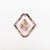 1.02ct 8.70x8.51x1.67mm Hexagon Rosecut Sapphire 22434-04