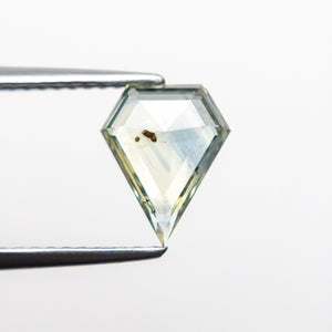 1.36ct 9.08x7.23x 2.51mm Shield Rosecut Sapphire 22434-08