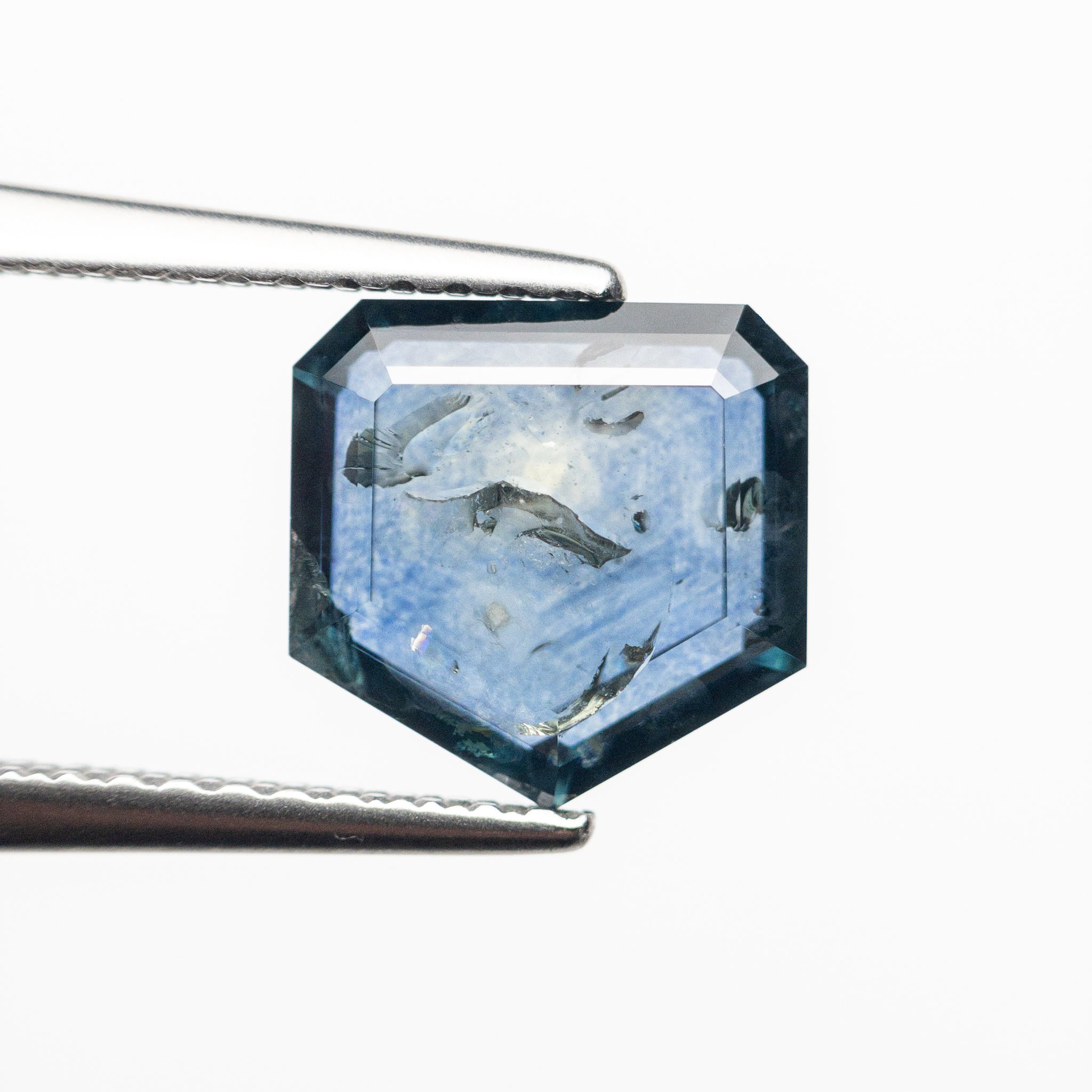 2.67ct 7.99x8.04x3.67mm Shield Rosecut Sapphire 22434-52