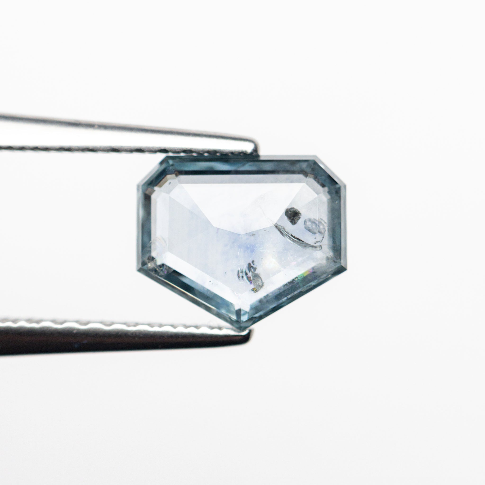 1.23ct 7.34x6.15x2.28mm Shield Rosecut Sapphire 22434-62