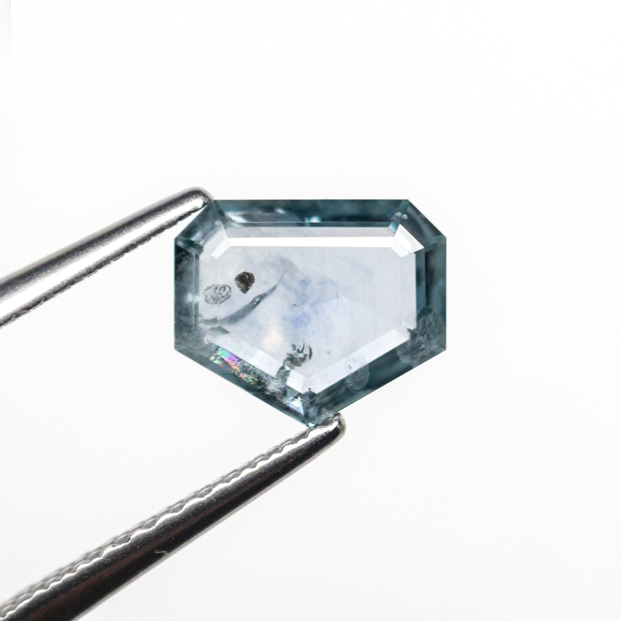 1.23ct 7.34x6.15x2.28mm Shield Rosecut Sapphire 22434-62