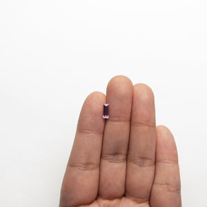 0.65ct 7.96x3.18x2.29mm Baguette Step Cut Sapphire 22849-01