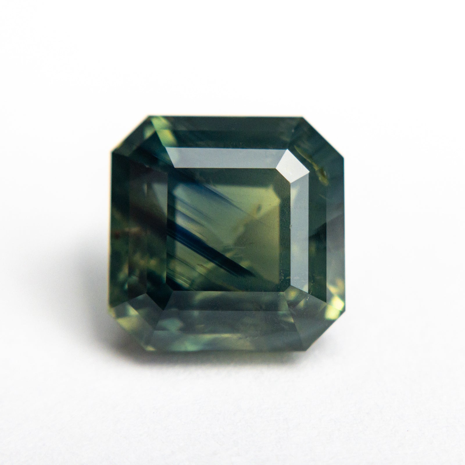 6.22ct 9.40x9.39x6.85mm Cut Corner Square Step Cut Sapphire 23026-01