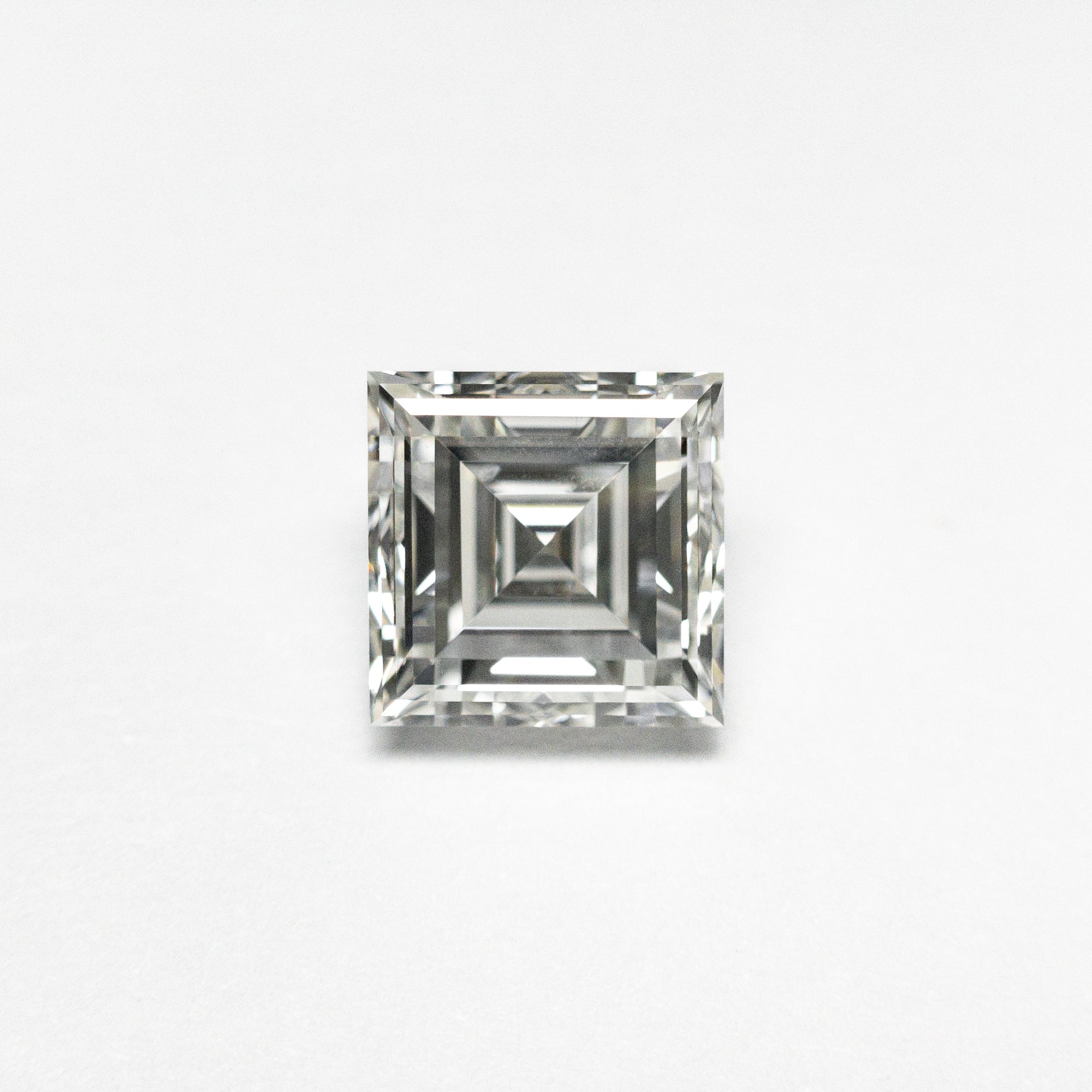 0.84ct 5.39x5.39x3.12mm GIA H VS2 Carré Step Cut 23034-01