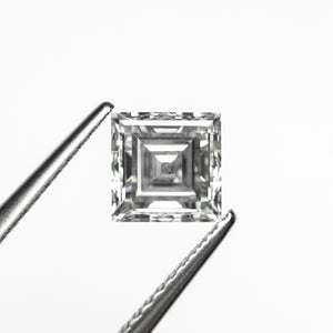 0.84ct 5.39x5.39x3.12mm GIA H VS2 Carré Step Cut 23034-01