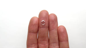 0.51ct 8.46x5.70x0.97mm VS2 I Hexagon Portrait Cut 19854-36