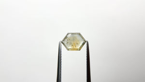 1.44ct 8.61x6.00x2.55mm Hexagon Rosecut Sapphire 22434-32