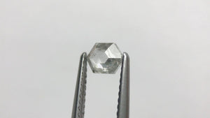 0.42ct 5.88x4.38x1.94mm Hexagon Rosecut 18191-06