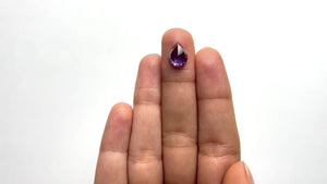 2.85ct 10.56x8.02x3.91mm Pear Rosecut Sapphire 22331-01
