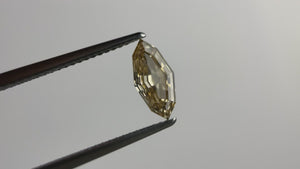1.08ct 10.49x5.21x2.84mm SI1 Champagne Step Cut Marquise 18839-03