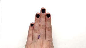 0.65ct 7.96x3.18x2.29mm Baguette Step Cut Sapphire 22849-01